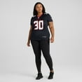 thumbnail image 6 of Women's Nike Myles Bryant  Navy Houston Texans Team Game Jersey, 6 of 7