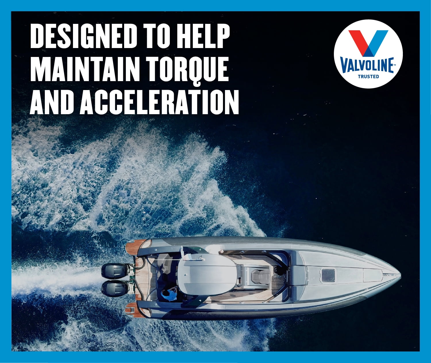 Valvoline 2-Stroke Marine TCW-3 Synthetic Blend Motor Oil 1 GA