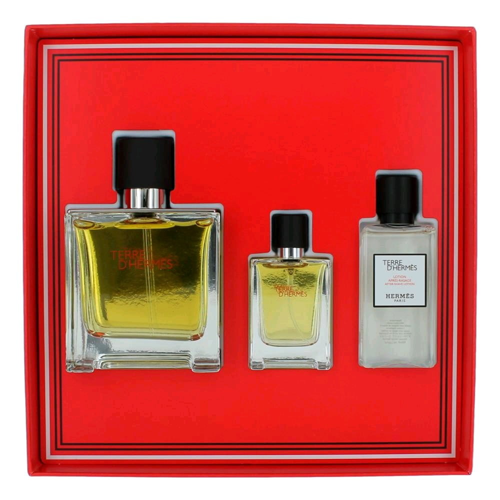 Hermes Terre D'Hermes by Hermes, 3 Piece Gift Set for Men Walmart
