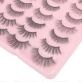 thumbnail image 4 of 20Pairs Mixed False Eyelashes Wispy Effect Synthetic Fiber Fluffy Volume Fake Eyelashes, 4 of 5