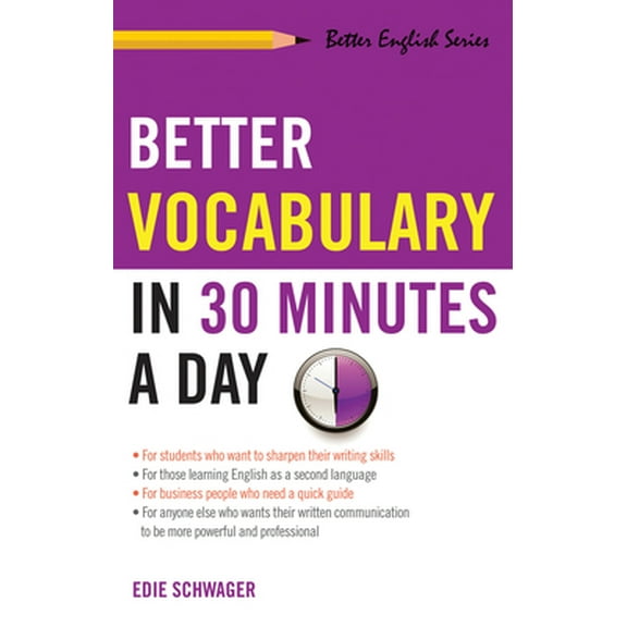 Pre-Owned Better Vocabulary in 30 Minutes a Day (Better English Series) Paperback