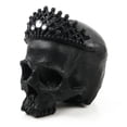 thumbnail image 2 of Durable Resin Charms Skull Model for Masquerade Costume Parties Decoration Collectibles Model Home Bar Cafe Decor Black, 2 of 7