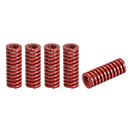 

Die Spring 5 Pack 18mm OD 45mm Long Spiral Stamping Medium Load Die Springs Red