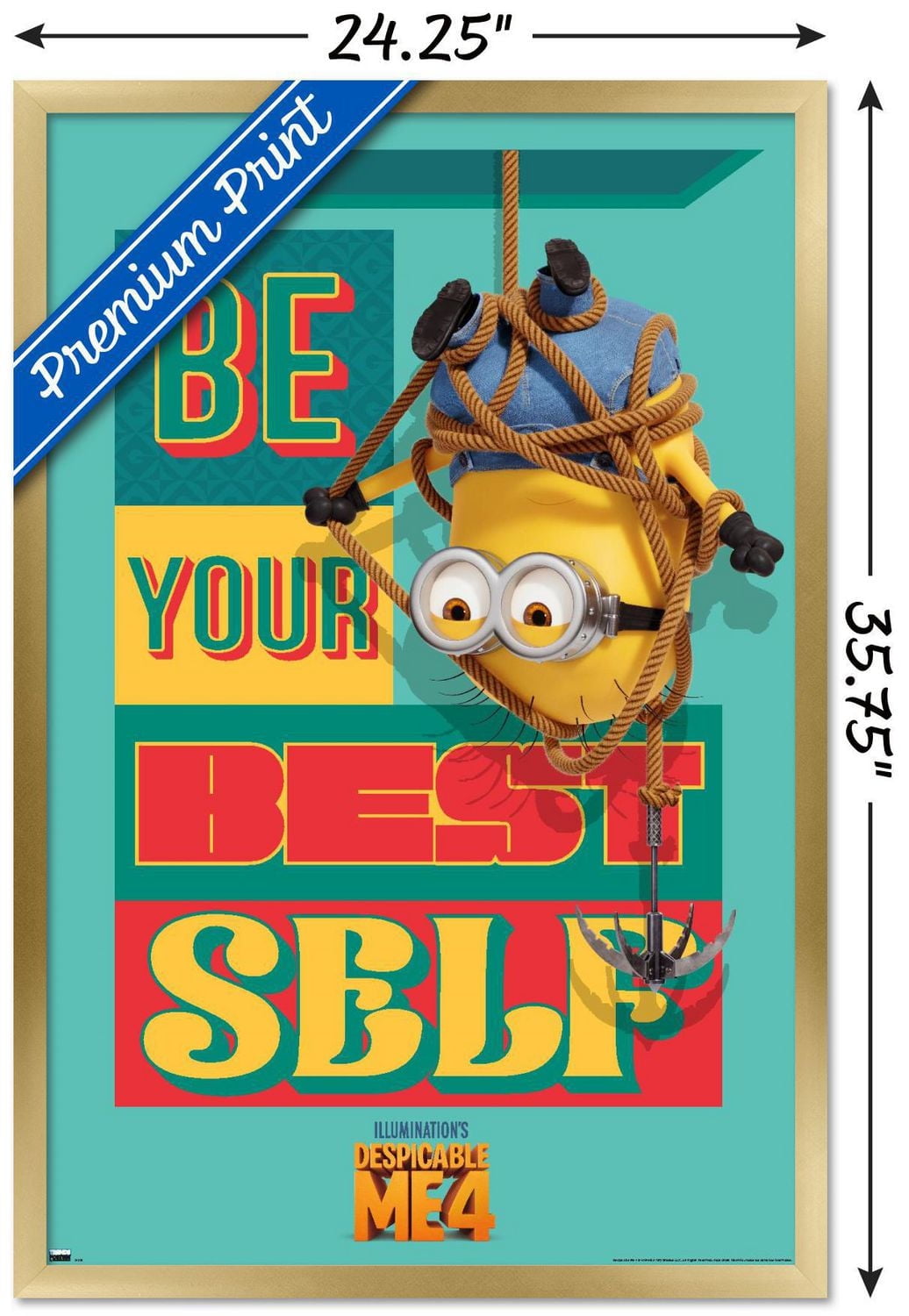 Illumination Despicable Me 4 - Best Self Wall Poster, 22.375" x 34"