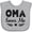 AC-Heather Grey, variant on Inktastic Oma Baby Clothes Girls Baby Bib