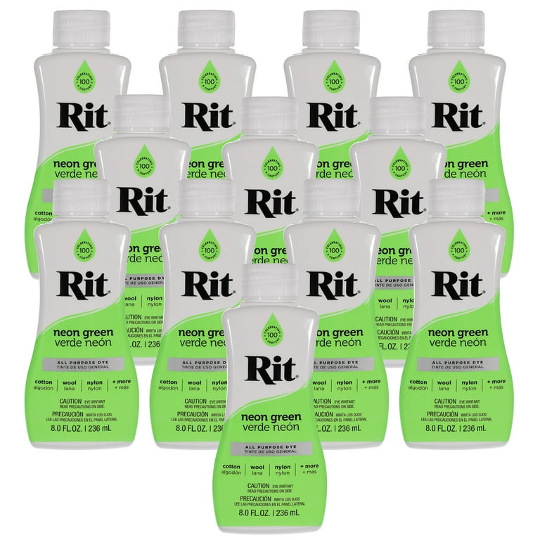 Rit Dye Liquid 8oz - All Purpose Dye - Same Day Shipping (Apple Green)