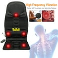 thumbnail image 2 of 8-Mode Vibration Back Massager Chair Pad Body Mat with Heat to Release Stress and Fatigue for Home Car, 2 of 8