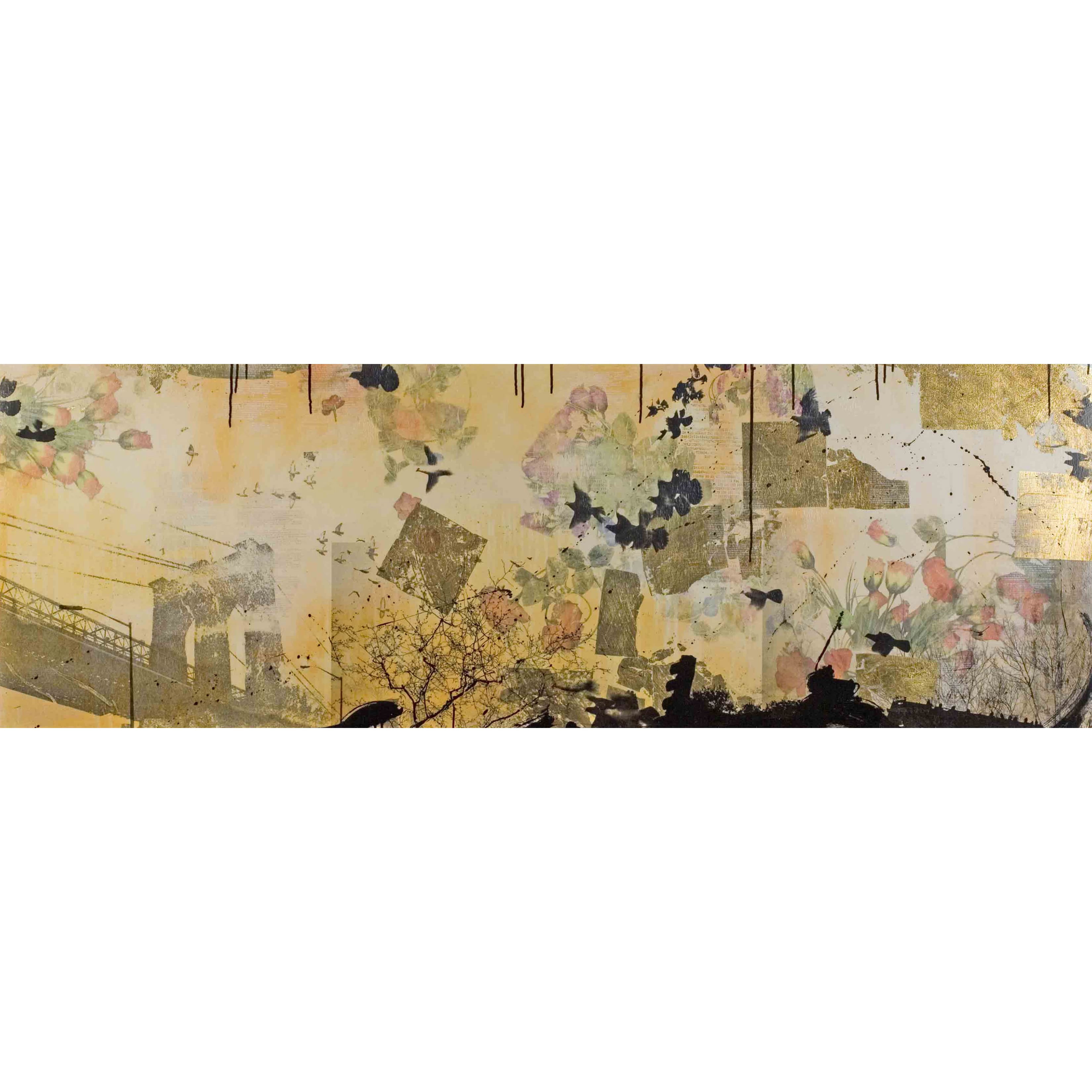 Marmont Hill "Etched in Stone" by Tracy Silva Barbosa Painting Print on Canvas