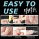 thumbnail image 5 of 2 piezas de levantador de uñas encarnadas, herramienta para uñas encarnadas, abrazadera para dedos, herramienta de acero inoxidable para el cuidado de los pies para paroniquia, plateado, 5 of 7