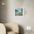 thumbnail image 5 of Vibrant Beach II Colorful Coastal Canvas Wall Art by Art Remedy, White Floater Frame, 12"x12", 5 of 7