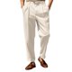 thumbnail image 1 of Pantalones de traje rectos lisos para hombre: informales de negocios, tejido compuesto Fledge, fáciles de combinar., 1 of 8
