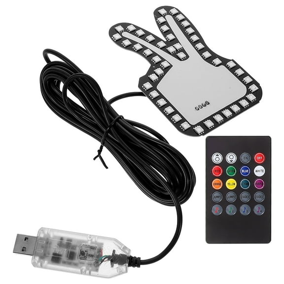 unbranded Toy Decoration Beverage Cup Holder Car Finger Light 11.50X7.80X0.30CM