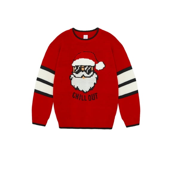 Holiday Time Boys Christmas Sweater, Sizes 4-18 & Plus