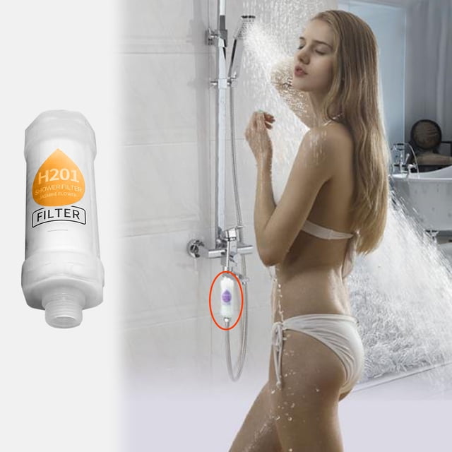 TopLLC Bath Essentials, Bathtub Accessories Shower Filter - Bathing Water Descaling And Water Purification - Perfume Content Can Be VC Filtration Equipment - Universal Shower purifier