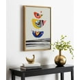 thumbnail image 6 of Kate and Laurel Sylvie The Family Tree Framed Canvas Wall Art by Rachel Lee of My Dream Wall, 18x24 Gold, Colorful Animal Art for Wall, 6 of 7