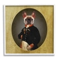 thumbnail image 4 of Stupell Industries Military French Bulldog Funny Conquistador Dog Fashion,24 x 24, Design by Amanda Greenwood, 4 of 5