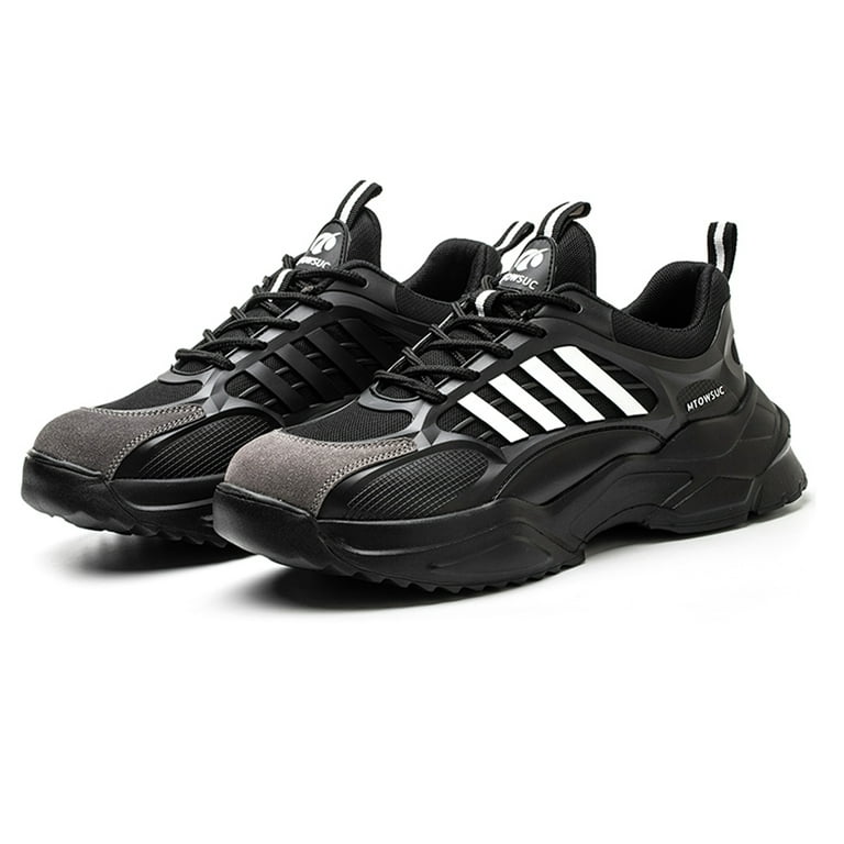 Steel Toe Shoes for Men Lightweight Indestructible Work Sneakers for Women Anti Pierce Safety Shoes for Industrial Construction