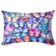 thumbnail image 2 of Colorful Butterflies Plush Pillowcase, Luxury Soft King Pillow Case for Hair and Skin, Standard Size Pillow Covers with Zipper Closure, 21x54in #293 Home Decor Gifts, 2 of 7