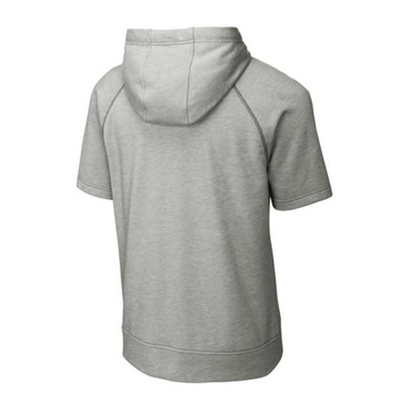 SPORT-TEK TRI-BLN WICK FLC SHORT SLEEVE HOODED PULLOVER F20