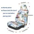 thumbnail image 2 of Lsque Watercolor Sailboat Pattern Car Seat Covers for Front Seats , Waterproof Seat Covers for Cars, Sporty Front Seat Covers,Car Seat Cover Protector Front Seats, 2 of 5