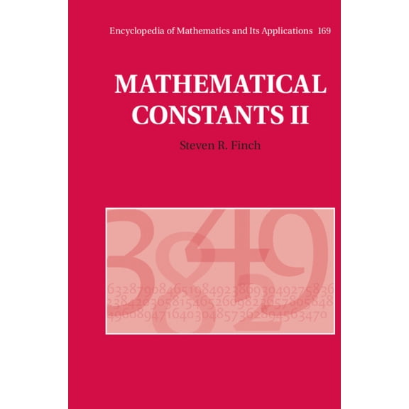 Encyclopedia of Mathematics and Its Appl Mathematical Constants II, Book 169, (Hardcover)