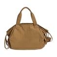 thumbnail image 2 of Bolso tote de lona con cordón para mujer – Bolso de hombro y bandolera para mujer, bolso casual para uso diario con correa ajustable., 2 of 6