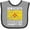 Heather and Black, variant on Inktastic Established January 6, 1912 New Mexico Flag Boys or Girls Baby Bib