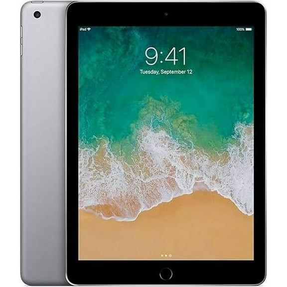 Restored Apple iPad 6th Gen 32GB Wi-Fi, 9.7in - Space Gray (Refurbished)