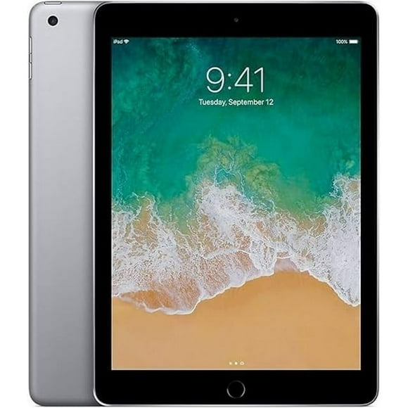 Restored Apple iPad 6th Gen 32GB Wi-Fi, 9.7in - Space Gray (Refurbished)