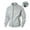 Gray, variant on Miqool Mens Fleece Jacket Full Zip Stand Collar Lightweight Casual Zip Up Coat Warm Outerwear Sports Golf Jacket