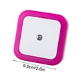 thumbnail image 3 of SLYNSHome LED Night Lights Plug Into Wall with Motion Sensor Dimmable Dusk-to-Dawn Bedside Lamps Auto-On/Off Nightlight for Breastfeeding Baby Bedroom (Red), 3 of 9