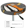 thumbnail image 4 of Naloa I Like Big Digger Round Bar Stool Cushion Cover 12-14 inch, Fits Kitchen, Office, Restaurant Chairs - 12 inch, 4 of 7