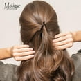 thumbnail image 2 of Motique Accessories Set of Two Purple 3.5 inch Mini Banana Clip Hair Clincher Rounded Edges Comb, 2 of 5