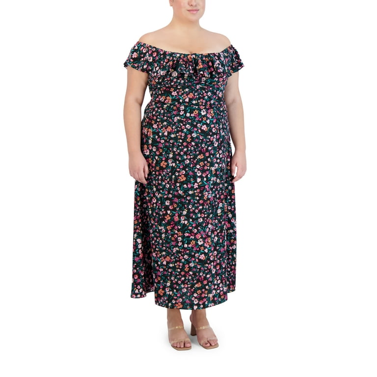 Bcbg off the shoulder dress outlet