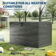 thumbnail image 6 of 120 Gallon Outdoor Waterproof Storage Box, Lockable Resin Deck Box for Package Delivery, Garden Tools, and Patio Furniture with Multi-Functional Design & All-Weather Protection, 6 of 8