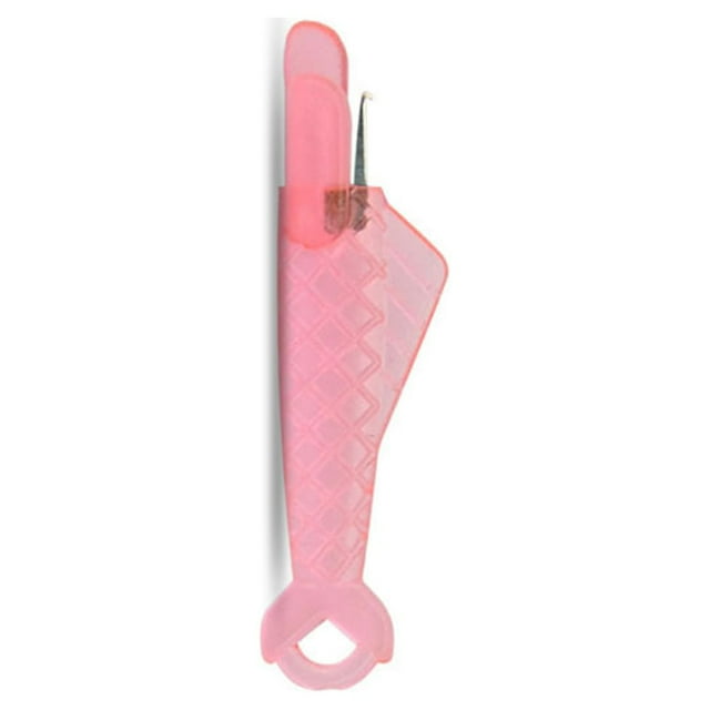 Youkk Needle Threader Embroidery Cross-stitch Guide Threading Tools Leather Leathercraft Fabric Handmade Pin Thread Insertion Pink 1PC 1Set