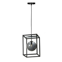 11361MSKBKPC Maxim Lighting Fluid-4W 1 LED Pendant-9.75 Inches wide by 14.5 inches high-Black/Polished Chrome Finish