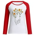 thumbnail image 3 of CEHVOM Imprimé de la Saint-Valentin pour Femmes, Col Rond Décontracté, Manches Longues, Chandail Molletonné à Enfiler, Hauts, Chemise, Blouse, 3 of 3