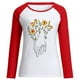 thumbnail image 3 of Estampado del Día de San Valentín para mujer moda Casual cuello redondo manga larga pulóver sudadera Tops camisa blusa Pompotops gfhjh16252, 3 of 3