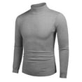 thumbnail image 4 of COOFANDY Mens Slim Fit Mock Turtleneck Thermal Pullover Sweater - Casual Basic Knitted Style, 4 of 8