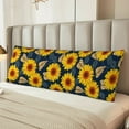 thumbnail image 5 of Naloa Sunflowers Super Soft 20x60 Body Pillow Case,Long Side Hidden Zipper（PILLOWS ARE NOT INCLUDED）, 5 of 6