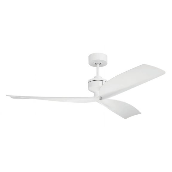 Craftmade - Rafiki 52 in. Indoor/Outdoor White Finish Ceiling Fan w/ 6 Speed Wall Control