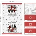 thumbnail image 3 of SOME THING Gnome Truck Merry Christmas Kitchen Towels Dish Towels, 18x26 Inch Holiday Xmas Tree Winter Decoration Hand Towels Set of 2, 3 of 6