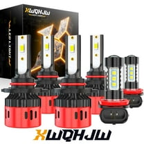 For Dodge Durango 2016-2020 6x 6000k LED Headlight High / Low Beam  Fog Light Bulbs