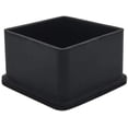 thumbnail image 1 of Juego de 4 tapas de goma antideslizantes cuadradas para patas de sillas, patas de mesa, 40 x 40 mm (4,0 x 4,0 cm), negro Zhivalor XDJZ-111-72, 1 of 7