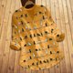 thumbnail image 1 of Pntutb Mujer Casual Gato Estampado Manga Larga Cuello en V Botón Suelto Camisa top Blusa Pntutb Pntutb-104, 1 of 4