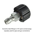 thumbnail image 2 of Connecteur de Laveuse à Pression en Acier Inoxydable Antidérapant 5000PSI Adaptateur Mâle Accessoires Laveuses Petit Adaptateur Remplaçable Accessoires, 2 of 7