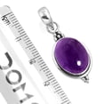 thumbnail image 2 of 925 Sterling Silver Women Jewelry Natural Amethyst Pendant, 2 of 4