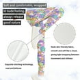 thumbnail image 5 of COEQINE Easter Bunny Eggs Flower Girls Yoga Leggings Pants Full Length Athletic Trousers High Waist Tummy Control, for 8-9 Years Kids Girls, 5 of 7