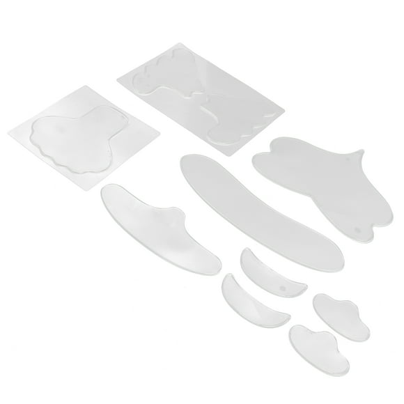 Chest Wrinkle Pads, Anti Wrinkle Chest Pads Soft 10pcs Reusable Silicone Washable For Wrinkle Remover Treatment For Skin Lines Prevention For Woman